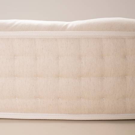 Saf İngiliz Yünü ve Organik Pamuk Isı Dengeleyici El Yapımı King Size Yatak 180x200 cm - Burlington - 16