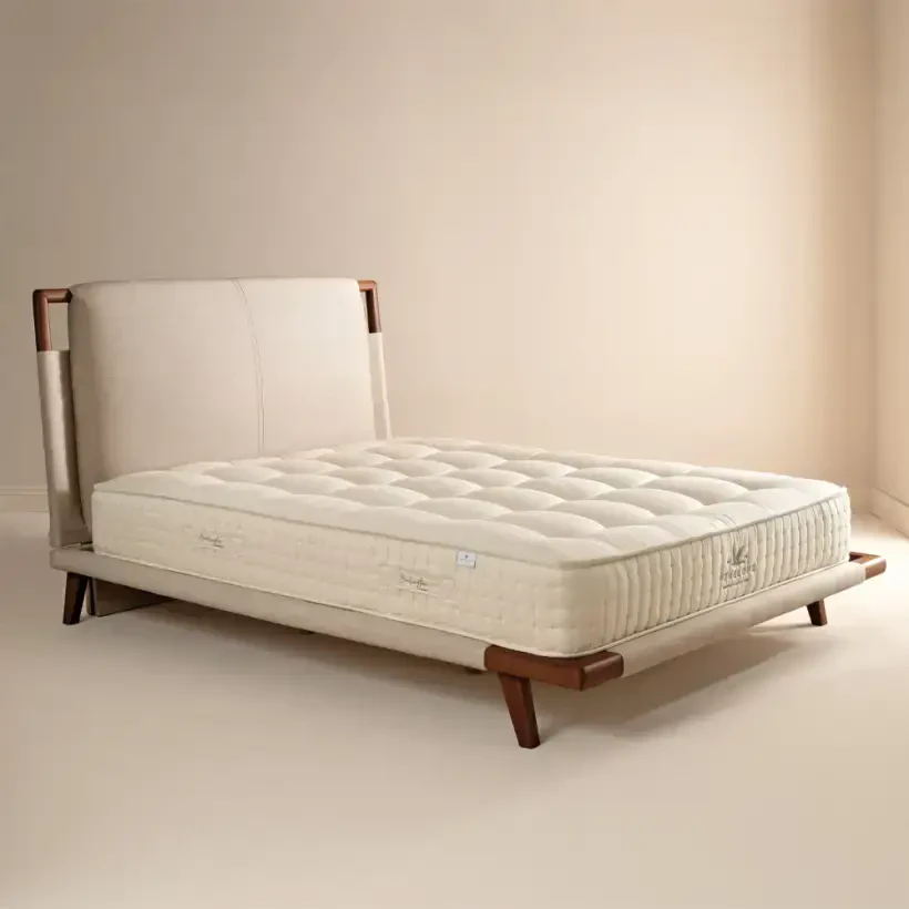 Saf İngiliz Yünü ve Organik Pamuk Isı Dengeleyici El Yapımı King Size Yatak 180x200 cm - Burlington - Penelope