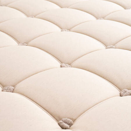 Saf İngiliz Yünü ve Organik Pamuk Isı Dengeleyici El Yapımı King Size Yatak 200x200 cm - Burlington - 11