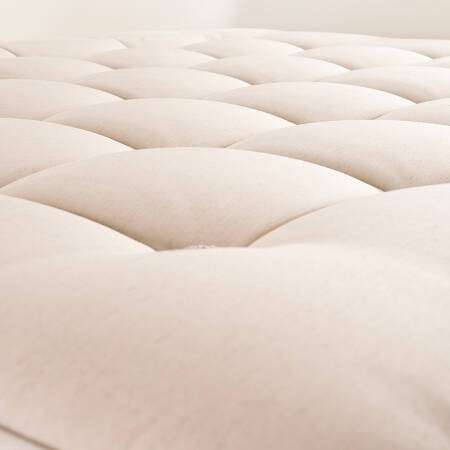 Saf İngiliz Yünü ve Organik Pamuk Isı Dengeleyici El Yapımı King Size Yatak 200x200 cm - Burlington - 14