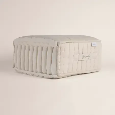 Saf İngiliz Yünü ve Organik Pamuk Isı Dengeleyici El Yapımı King Size Yatak 200x200 cm - Burlington - 6