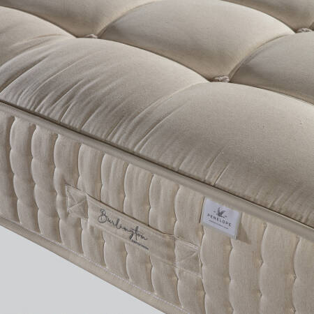 Saf İngiliz Yünü ve Organik Pamuk Isı Dengeleyici El Yapımı King Size Yatak 200x200 cm - Burlington - Penelope (1)