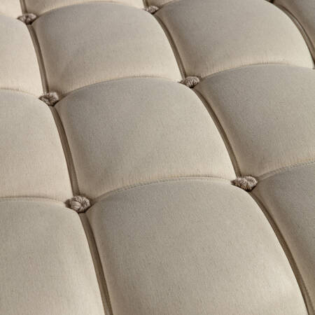 Saf İngiliz Yünü ve Doğal Pamuk Isı Dengeleyici El Yapımı King Size Yatak 200x200 cm - Burlington - 6