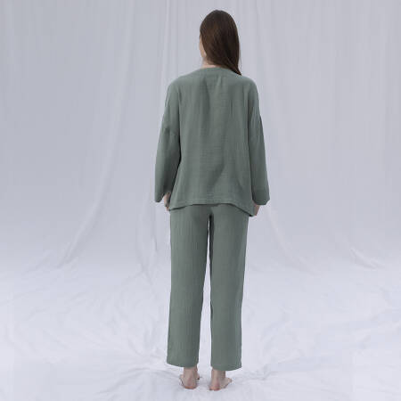 by Serli Keçoğlu Müslin Uzun Pantolon Çağla L-XL - 2