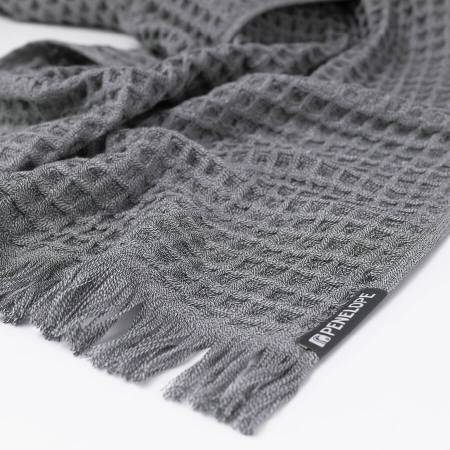 %100 Pamuk Havlu 50x100 cm Antrasit - Eve Serisi - 4