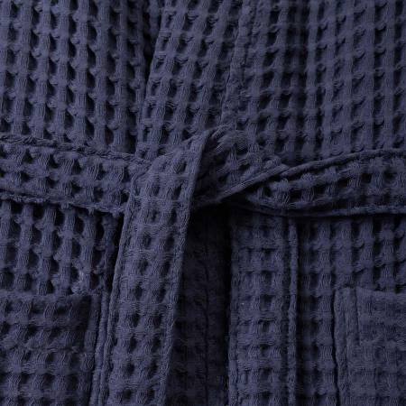 %100 Pamuk Bornoz L/XL Lacivert - Eve Serisi - Penelope (1)