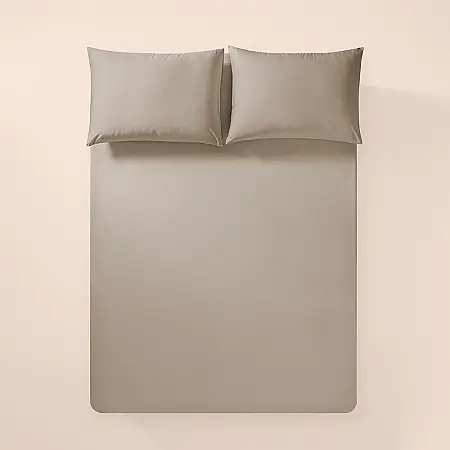 Lastikli Çarşaf 160X200+35 cm Taş - 1