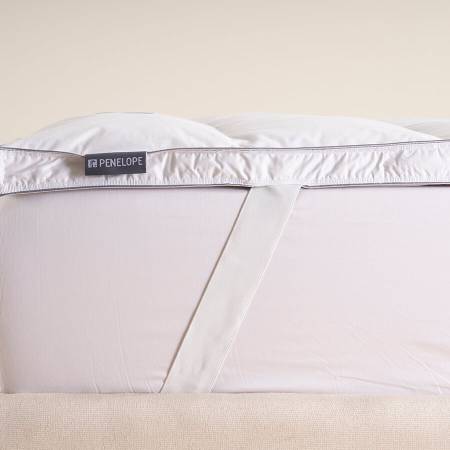 Tüy Geçirmez 2'ye Ayrılabilen %100 Kaz Tüyü Topper 160x200 cm - Piume Classic Comfort - 3
