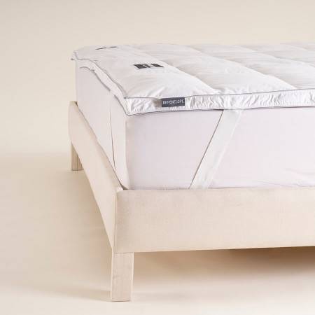 Tüy Geçirmez 2'ye Ayrılabilen %100 Kaz Tüyü Topper 180x200 cm - Piume Classic Comfort - Penelope (1)