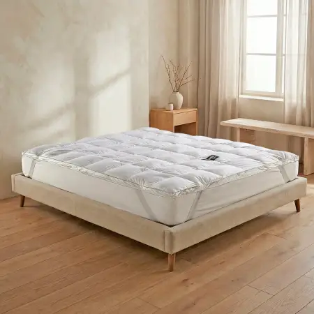 Isı Dengeleyici %100 Kaz Tüyü Topper 150x200 cm - Piume Classic Serisi - 1