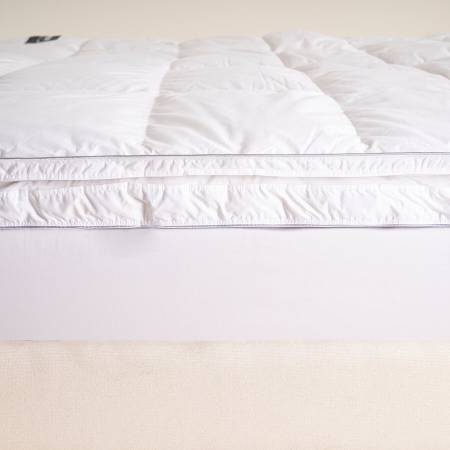 %100 Kaz Tüyü Dolgulu Fermuarlı 2'ye Ayrılabilen Topper 200x200 cm - Piume Pro Comfort - 4