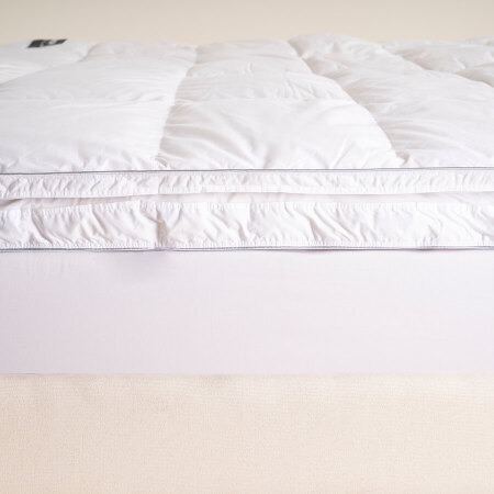 %100 Kaz Tüyü Dolgulu Fermuarlı 2'ye Ayrılabilen Topper - Piume Pro Comfort - 5