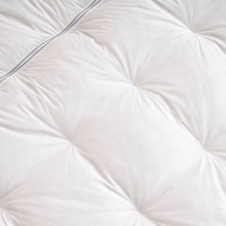 Tüy Geçirmez 2'ye Ayrılabilen %100 Kaz Tüyü Topper 160x200 cm - Piume Punto Comfort - 4