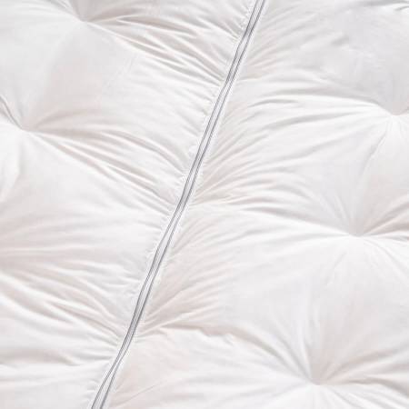 Tüy Geçirmez 2'ye Ayrılabilen %100 Kaz Tüyü Topper 160x200 cm - Piume Punto Comfort - 5