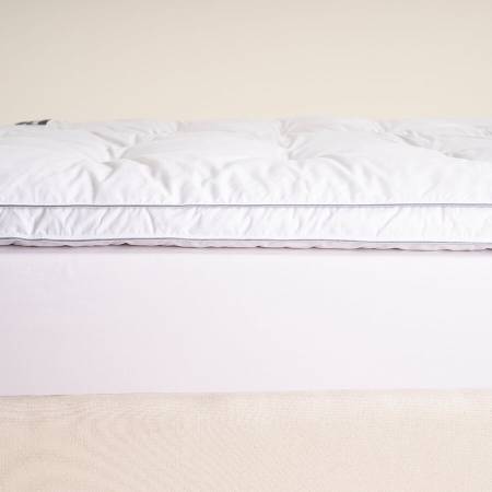 Tüy Geçirmez 2'ye Ayrılabilen %100 Kaz Tüyü Topper 200x200 cm - Piume Punto Comfort - 3