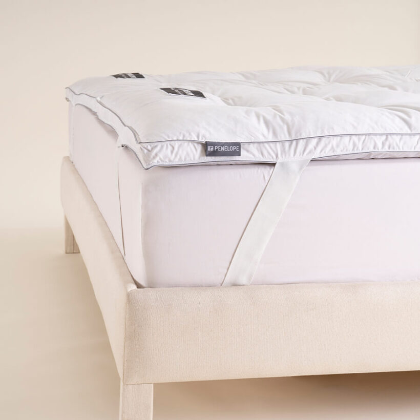 Tüy Geçirmez 2'ye Ayrılabilen %100 Kaz Tüyü Topper - Piume Punto Comfort - 
