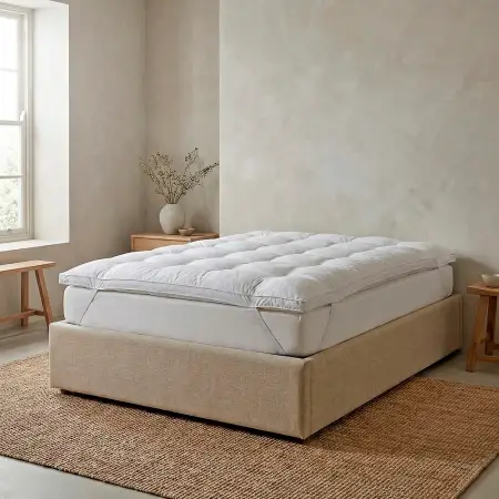 Isı Dengeleyici %100 Kaz Tüyü Topper 100x200 cm - Puime Punto Serisi - 1