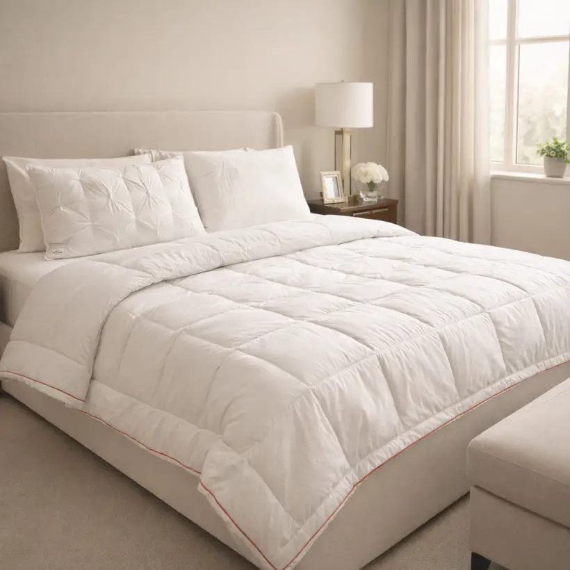 Premium Plus | Kaz Tüyü İkili Konfor Dengesi Çift Kişilik Uyku Seti - PENELOPE