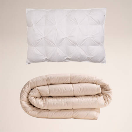 Premium Plus | Organik Pamuk & Kaz Tüyü Lüks Tek Kişilik Uyku Seti - PENELOPE (1)