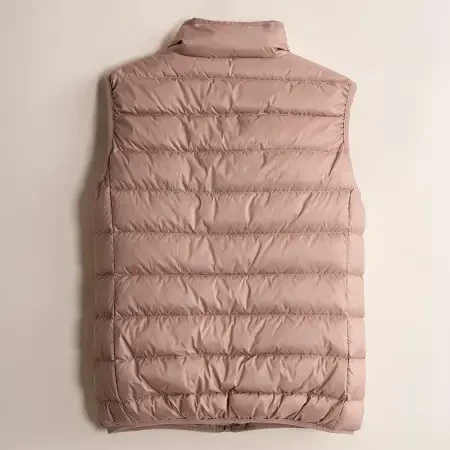 %100 Kaz Tüyü Yelek Bej S - Rita Koleksiyonu - Penelope (1)