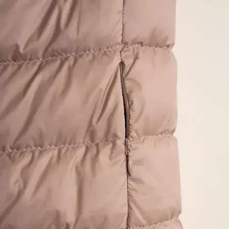 %100 Kaz Tüyü Yelek Bej XXS - Rita Koleksiyonu - 9