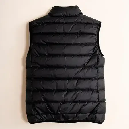 %100 Kaz Tüyü Yelek Siyah S - Rita Koleksiyonu - Penelope (1)