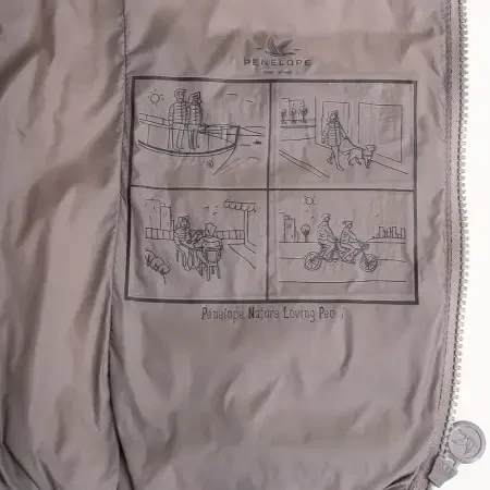 %100 Kaz Tüyü Yelek Vizon XXS - Rita Koleksiyonu - 3