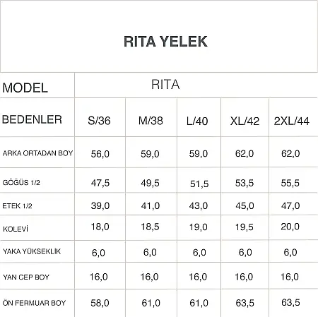 %100 Kaz Tüyü Yelek Vizon - Rita Koleksiyonu - 10