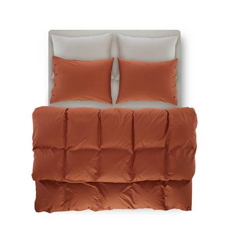 Serena Percale Easy Care Nevresim Seti Kiremit 240x260 - 5
