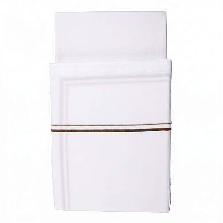 %100 Pamuk Saten Çift Kişilik Bej Nevresim Seti 240x220 cm - Signature Line Serisi - 2