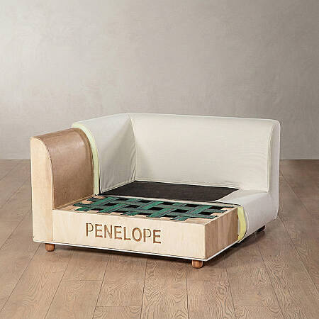 Sofa Plume Berjer 100 x 97 cm | Space Kumaş - Gri - 5