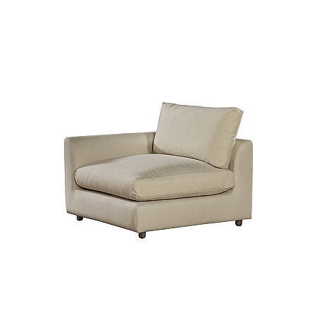 Sofa Plume Kollu Sağ Köşe Modül 98 x 97 cm | Space Kumaş - Krem - 1