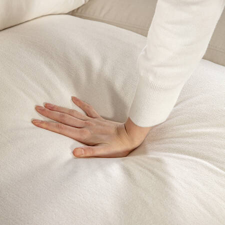 Sofa Plume Kollu Sol Köşe Modül 98 x 97 cm | Space Kumaş - Beyaz Dokulu - 7