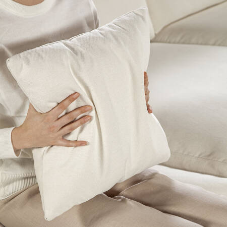 Sofa Plume Köşe Modül 98 x 97 cm | Space Kumaş - Beyaz Dokulu - 7