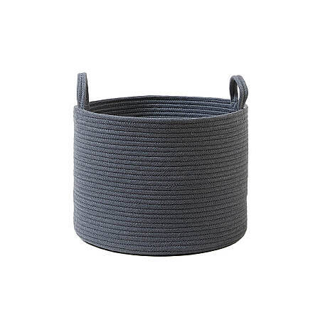 Strava Yuvarlak Gri Sepet - 35x27 cm - 4
