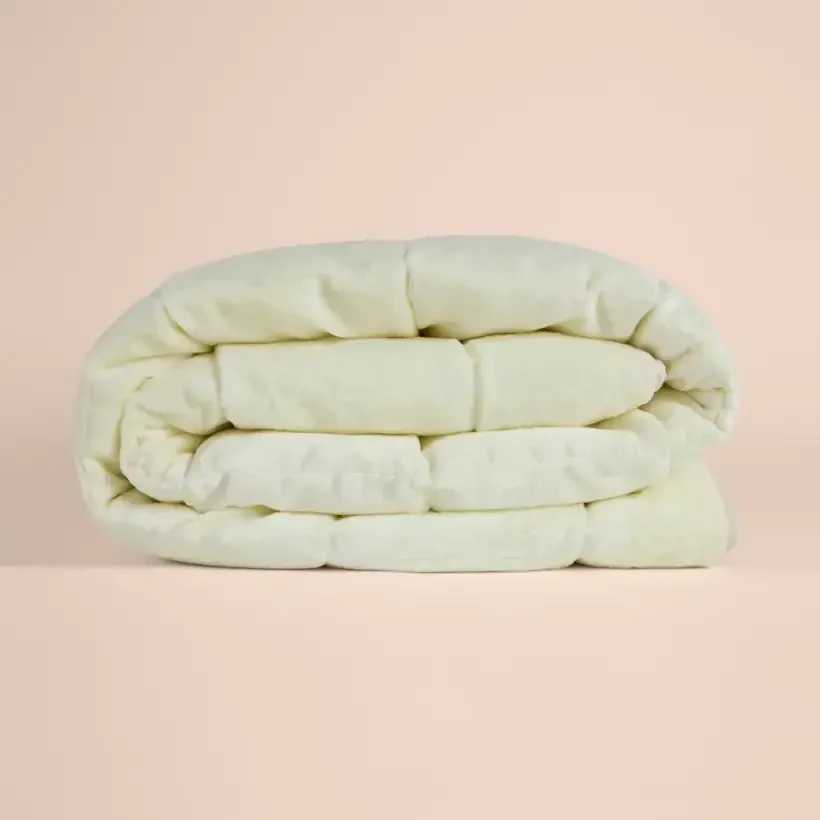 Tek Kişilik Çift Taraflı Welsoft Yorgan Krem 155x215 cm - Velour Serisi - Penelope