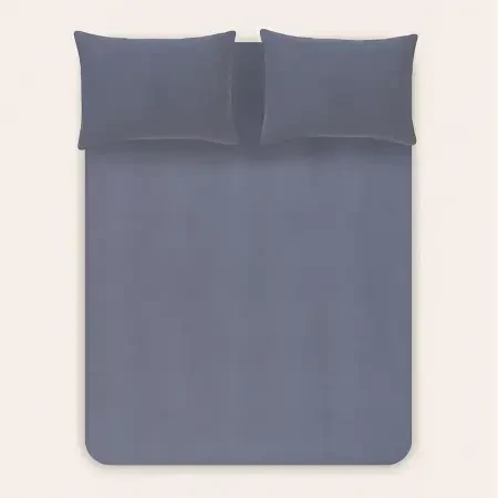 %100 TENCEL™ Lastikli Çarşaf Seti 100x200 cm Denim - Celine Serisi - 5