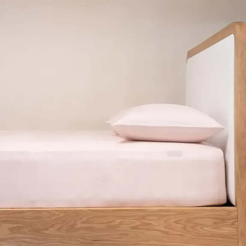 %100 TENCEL™ Lastikli Çarşaf Seti 100x200 cm Pudra - Celine Serisi - Penelope