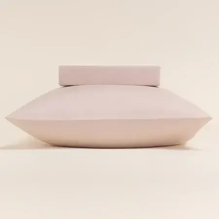 %100 TENCEL™ Lastikli Çarşaf Seti 100x200 cm Pudra - Celine Serisi - 8