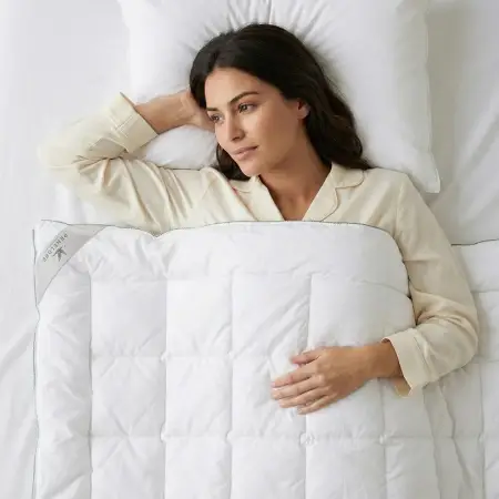 Anti-Mite %100 Pamuk Kumaş Mikroelyaf Dolgu Bebek Yorganı - Thermoclean Serisi - 1