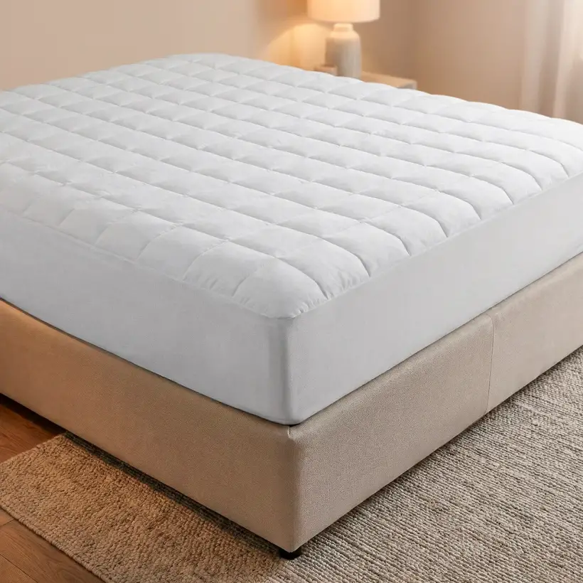 Anti-Mite %100 Pamuk Kumaş Yatak Alezi 150x200 cm - Thermoclean Serisi - 
