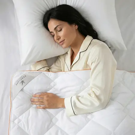 8,5 Tog %100 Mikrofiber Kumaş Elyaf Dolgulu Çift Kişilik Yorgan - Thermolite Easy Care Serisi - 1