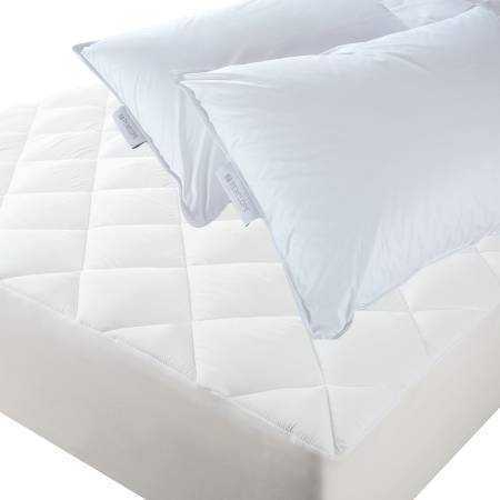 Tüy Geçirmez ve Nefes Alabilir Topper & Yastık Alez Seti 180x200 cm - 1