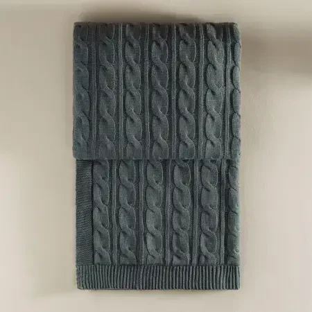 Triko Tv Battaniyesi Throw Füme Koltuk Şalı 130x170 cm - Lofy Wellsoft Serisi - 1