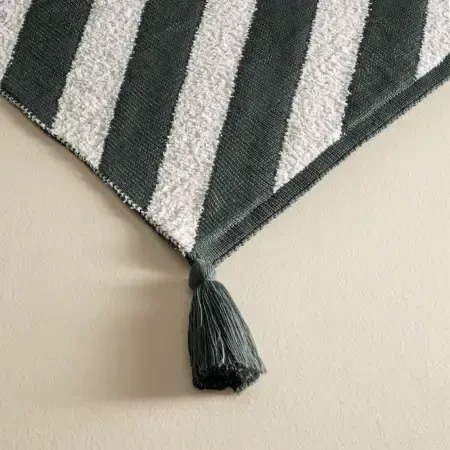 Triko Tv Battaniyesi Throw Füme-Krem Koltuk Şalı 130x170 cm - Luma Serisi - PENELOPE (1)