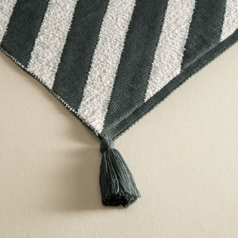Triko Tv Battaniyesi Throw Füme-Krem Koltuk Şalı 130x170 cm - Luma Serisi - 