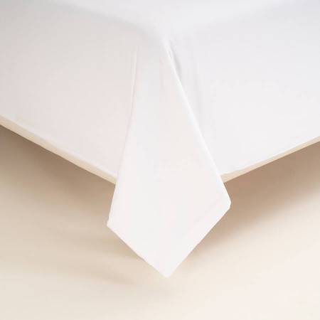 %100 Pamuk Saten Nevresim Seti 240x220 cm Beyaz - Trio Serisi - 3