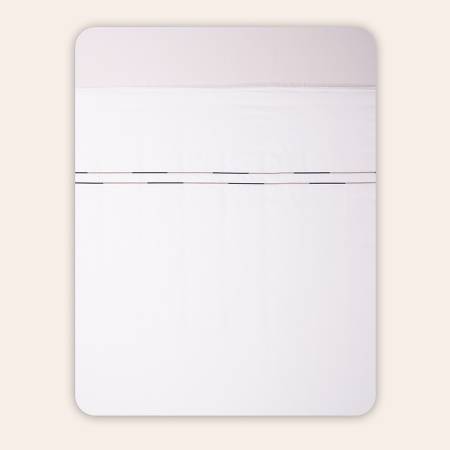 %100 Pamuk Saten Nevresim Seti 260x240 cm Beyaz - Trio Serisi - 5