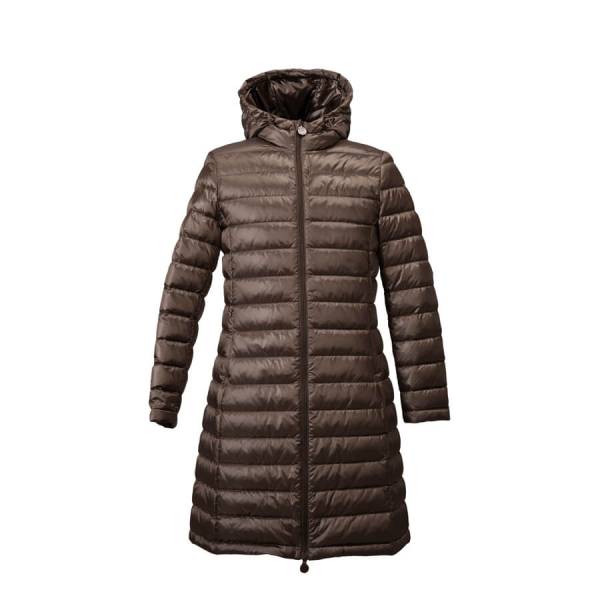 %100 Kaz Tüyü Mont Kahve L - Vera Koleksiyonu - Penelope