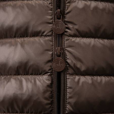 %100 Kaz Tüyü Mont Kahve L - Vera Koleksiyonu - 4